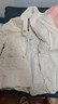 太平鳥(niǎo)女裝冬季雙面呢拼接羽絨服A1ACD4288 米白 M 曬單實(shí)拍圖