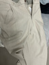 William fox&sons新復(fù)古回潮秋季絲滑柔順垂感休閑長褲男直筒潮流寬松百搭小西褲男 米白色 M 曬單實拍圖