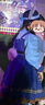 G.DUCKKIDS兒童兔子警官衣服女童瘋狂朱迪cos連衣裙動(dòng)物城洛麗塔女孩公主裙 朱迪長(cháng)袖連衣裙 140 (建議身高130cm 10-11歲cm 曬單實(shí)拍圖