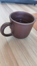 茗陽 宜興原礦紫砂主人杯帶把小杯子茶具配件手工品茗杯茶盅老紫泥 單個價 曬單實拍圖