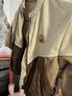 鴨鴨（YAYA）王一博同款冰殼沖鋒衣羽絨服女新款三合一戶(hù)外三防男短款外套HY 焦橙色 L (175) 曬單實(shí)拍圖