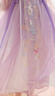 妮莎倍兒漢服女童2025新款夏季女孩中國(guó)風(fēng)連衣裙唐裝兒童古風(fēng) 紫色 140 曬單實(shí)拍圖
