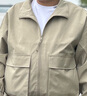 杰克·瓊斯休閑立領(lǐng)夾克外套223321040 卡其色-E11 190/108A/XXL 曬單實(shí)拍圖