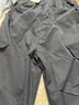 馬騎頓（MQD）男女童學(xué)院風(fēng)秋季新品運(yùn)動(dòng)休閑衛(wèi)褲跑步針織褲 藏青 140 曬單實(shí)拍圖