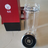 希諾（heenoor）新品雙層隔熱玻璃保溫杯男女士黑鉆杯蓋高檔透明杯子加厚定制茶杯 1016s商超款本色360ml 曬單實(shí)拍圖