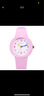 名瑞手表兒童表學(xué)生防水時(shí)尚簡(jiǎn)約電子表女生可愛(ài)指針式男孩考試石英表 粉色 曬單實(shí)拍圖