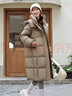 坦博爾曠野美拉德羽絨服女長(zhǎng)款時(shí)尚寬松包容女士韓版外套TD237850 黑色 S 160/84A 曬單實(shí)拍圖