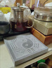 艾登森青石板八卦盤太極陰陽八卦鎮(zhèn)石頭先天八卦定制刻字青石泰山石敢當 八邊太極卦40厘米 曬單實拍圖