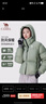 駱駝（CAMEL）黑鉆系列 女裝短款羽絨服情侶男女加厚寬松連帽面包羽絨服B601 S 曬單實(shí)拍圖
