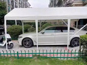 斯特?fù)P（Stay Young）車棚停車棚家用防雨防曬簡易擋雨棚戶外移動庫庭院帳篷汽車遮陽蓬 米白色 長2米寬2米不帶四周圍布 曬單實拍圖