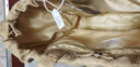 KANGOL官方大容量托特包菱形格秋冬新款单肩手拎包包女绵绵购物袋包抽绳 卡其色 实拍图
