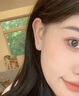 老鳳祥足銀耳釘女士小靈蛇生肖耳飾女生生日周年情人節(jié)紀(jì)念日禮物送女友 生肖款*小靈蛇耳釘*品牌禮盒 曬單實(shí)拍圖