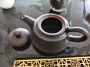 陌客復(fù)古紫陶泡茶壺手工石瓢壺單壺高檔紫砂壺陶瓷茶壺大容量功夫茶具 紫陶茶壺-如意壺 270ml 曬單實(shí)拍圖