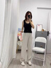 AEMAPE淺色微喇牛仔褲女夏薄款2025時尚遮胯顯瘦小個子高腰喇叭褲子 淺藍(lán)色 S -85-95斤 曬單實拍圖