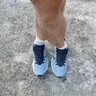 美津濃（MIZUNO）25年新款男女緩震回彈慢跑鞋輕盈透氣運動(dòng)鞋WAVE SKY 8 51/藍色/灰藍色/綠色 41 (265mm) 曬單實(shí)拍圖