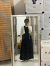 森馬（Semir）連衣裙女高腰拼接背心裙百搭2025夏優(yōu)雅圓領(lǐng)長裙通勤109325114015 曬單實拍圖