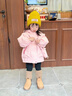 班喜迪女童外套秋冬裝2025新款棉服女寶寶冬季童裝公主夾棉上衣兒童衣服 粉色 100 曬單實(shí)拍圖