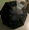 天堂傘太陽(yáng)傘防曬防紫外線(xiàn)遮陽(yáng)傘戶(hù)外傘晴雨兩用便攜雨傘男女 銀杏飛舞-黑色 曬單實(shí)拍圖