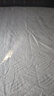 水星系列家紡A類(lèi)大豆防水隔尿夾棉床笠單件全包圍防滑床單席夢(mèng)思冬天床單 水漾 淺灰【A類(lèi)大豆防水床笠】 單件床笠 180cm*200cm 曬單實(shí)拍圖