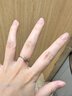 CRD克徠帝【現(xiàn)貨閃發(fā)】鉆戒女鉑金鉆石戒指訂婚結(jié)婚戒指扭臂六爪 心花怒放【G0792E】 40分 曬單實(shí)拍圖