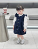 G.DUCKKIDS小黃鴨童裝女童連衣裙秋裝2025新款洋氣兒童裙子春秋季寶寶兩件套 圖片色 110 建議4~5歲【100-110cm】cm 曬單實(shí)拍圖
