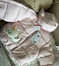 巴拉巴拉童裝兒童羽絨服寶寶女童男童2025冬裝新款嬰兒外套保暖上衣萌趣 粉色小蘋(píng)果60356-白鴨絨 120 （充絨量106g 適合5-6歲） 曬單實(shí)拍圖