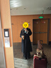 范思藍(lán)恩高腰微喇叭褲子女春裝顯瘦微彈黑色休閑褲長(zhǎng)褲24FS11261 黑色 M 曬單實(shí)拍圖