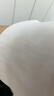 百圖betu女裝夏季新款襯衫圓領泡泡袖繡花寬松短袖上衣女2406T07 白色 M 曬單實拍圖