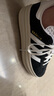 adidas馬思純同款「T頭鞋」GAZELLE厚底增高板鞋女阿迪達(dá)斯三葉草 黑/白 38 曬單實(shí)拍圖