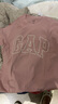 GAP男女裝2025春季新款純棉印花logo短袖T恤寬松休閑上衣725617 粉色 S (165/88A) 亞洲尺碼 曬單實(shí)拍圖