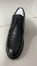 老人頭（LAORENTOU）皮鞋男士商務(wù)正裝鞋頭層牛皮系帶耐滑小碼內增高鞋 1313A037 黑39 曬單實(shí)拍圖