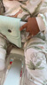 童泰嬰兒套裝四季純棉寶寶衣服男童女童家居服內(nèi)衣兒童上衣褲子 綠色大象 【平腰款 40S綿柔】 90 cm 曬單實拍圖