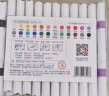 得力(deli)24色双头丙烯马克笔 涂鸦丙烯笔手绘笔油漆笔diy画笔 盒装 礼物 HM924-24 实拍图