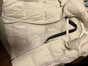 蕉內熱皮5系女士羽絨服短款抗靜電防潑水輕薄700+蓬松情侶外套秋冬季 極光白 M 曬單實(shí)拍圖
