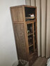 古尚古紅木家具非洲雞翅木（學(xué)名：非洲崖豆木）書(shū)柜新中式書(shū)架客廳全實(shí)木儲物收納柜置物柜展示架 60琳瑯書(shū)柜 長(cháng)60寬35高160 曬單實(shí)拍圖