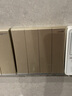 羅格朗（LEGRAND）開(kāi)關(guān)插座面板 逸景系列米蘭金色家用86型 單開(kāi)單控 曬單實(shí)拍圖
