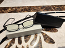 睛姿（JINS）SCREEN HEAVY防藍(lán)光鏡護(hù)目鏡輕量透明升級定制FPC23S001 97亞光黑色 曬單實(shí)拍圖