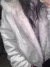 圣保美羽絨棉服女冬季連帽工裝外套2025新款加厚短款保暖派克服棉衣棉襖 灰白色 S 碼 曬單實(shí)拍圖