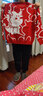 迪賽尼斯（DESIGNICE）生肖同款冬季新款本命龍女設計感寬松針織衫兔毛長袖毛衣女士 花色 S 曬單實拍圖