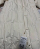 波司登（BOSIDENG）羽絨服新國標90鵝絨女長(cháng)款升級優(yōu)雅輕柔親膚商務(wù)通勤外套 凝脂白8513 S 160/84A 體重約100-110斤 曬單實(shí)拍圖