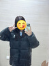 駱駝（CAMEL）戶(hù)外羽絨服男女同款情侶加厚保暖面包服 A35WR28002 幻影黑 2XL 曬單實(shí)拍圖