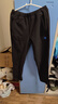 NEDAO內道新品云絨跑步長(cháng)褲男士防風(fēng)保暖越野戶(hù)外運動(dòng)長(cháng)褲 夜跑黑 M 曬單實(shí)拍圖