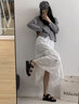 九寸陽(yáng)光松糕厚底休閑復(fù)古涼鞋女外穿百搭2025年夏季新款金屬扣羅馬沙灘鞋 松糕厚底涼鞋黑色 37 曬單實(shí)拍圖