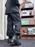 Dickies馬丁靴男靴2025秋冬靴子男百搭工裝靴厚底增高鞋子男高幫加絨男鞋 黑色 42 【偏大一碼，適合運動(dòng)鞋43】 曬單實(shí)拍圖