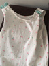 戴維貝拉（DAVE＆BELLA）女童背心抗菌防螨兒童吊帶女寶寶上衣夏季新款童裝幼兒衣服 米白【現貨】 110 cm（建議身高100-110cm） 曬單實(shí)拍圖
