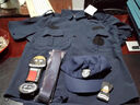 保安工作服速干服套裝男夏季藍黑保安制服物業(yè)門(mén)衛短袖彈力作訓服 藍色速干服夏短套裝 170/L 曬單實(shí)拍圖