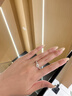 AIF一克拉莫桑鉆戒指女款高端求婚訂婚結婚鉆戒情人節生日禮物送女友 星夢(mèng)1克拉戒指【定制刻字】 曬單實(shí)拍圖