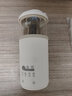 格明新款便攜出行燒水杯小型養生杯多功能玻璃養生壺出差保溫車(chē)載加熱旅行電水杯燒水壺 白色水杯 0.5L +茶濾 曬單實(shí)拍圖