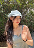 槿城牛仔貝雷帽女大頭圍云朵帽韓版百搭復(fù)古潮畫家帽顯臉小八角帽M212 淺藍(lán)色 均碼 曬單實(shí)拍圖