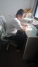 卡弗特人體工學(xué)椅電腦椅家用學(xué)習椅舒適久坐辦公座椅升降轉椅書(shū)桌椅子  豪華款-白框灰/旋轉扶手-無(wú)頭枕 曬單實(shí)拍圖